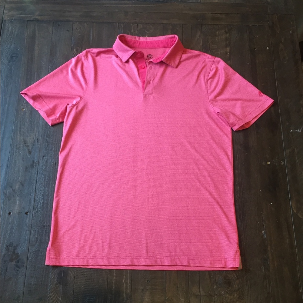 Red Striped Men’s Polo